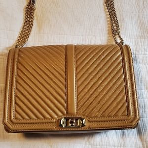 NWT rebecca minkoff Jumbo love tan
